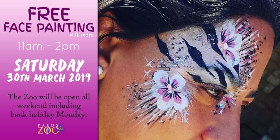 Pafos Zoo: Μια μέρα αφιερωμένη στα παιδιά με δωρεάν Face Painting!