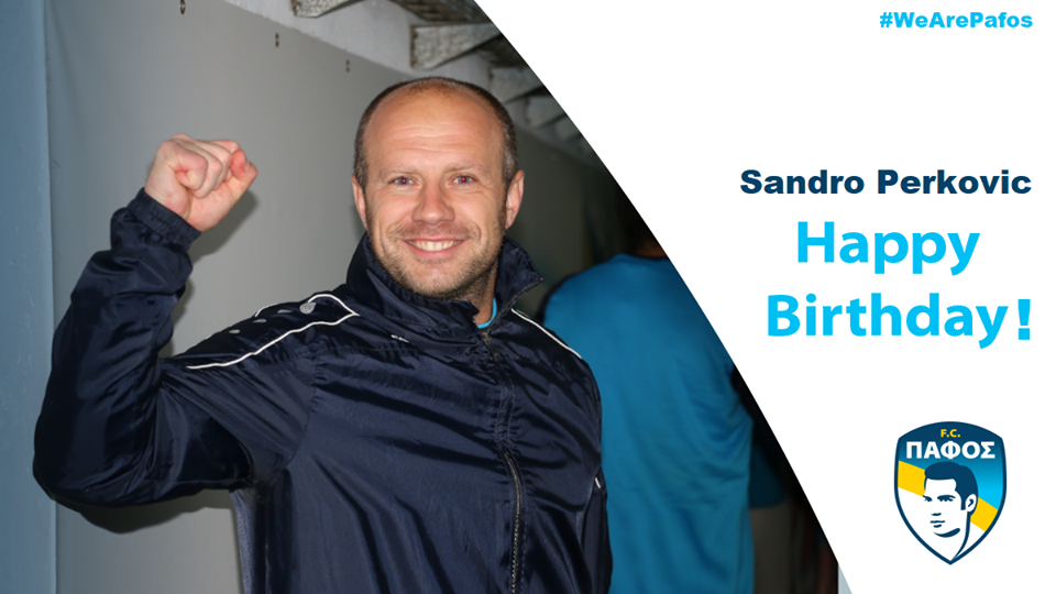 Πάφος FC: Χρόνια πολλά Sandro Perkovic!