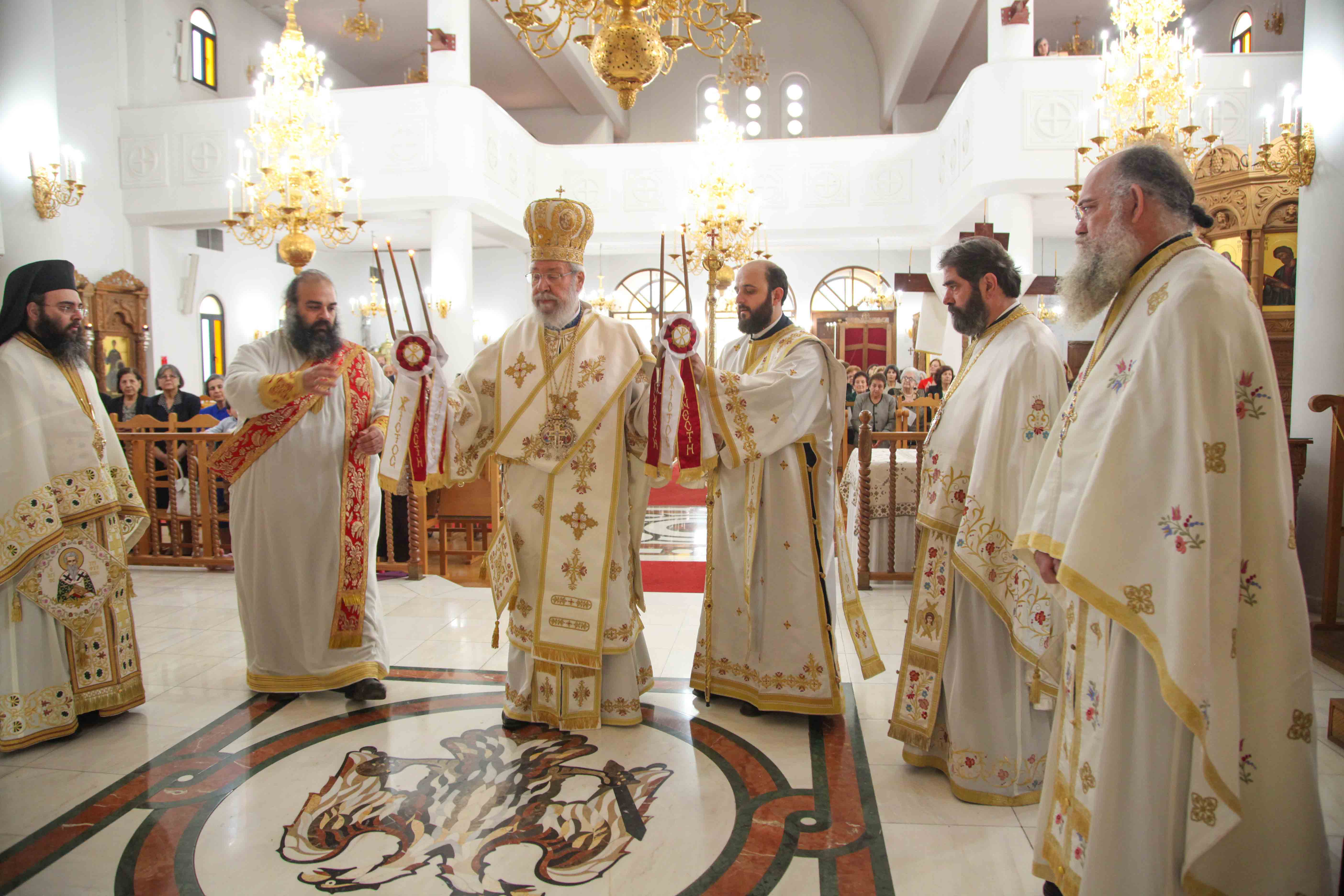 Χειροτονία νέου Πρεσβυτέρου από τον Αρχιεπίσκοπο Κύπρου