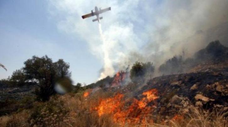 Πάφος: Πυρκαγιά στην Παναγιά, Επιχειρούν και αεροπλάνα