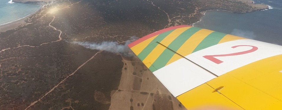 Λάρα: ΦΩΤΟΓΡΑΦΙΕΣ από την περιοχή της πυρκαγιάς - Κατέκαψε 1,5 εκτάρια δασικής γης