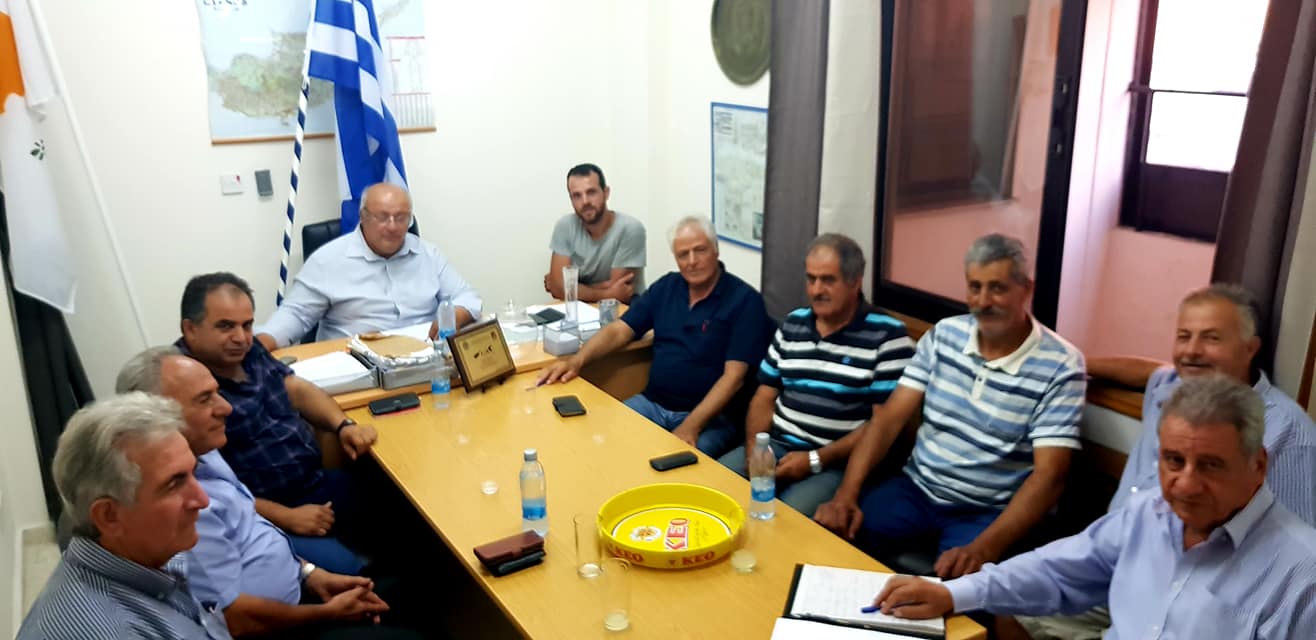 Χ. Πιττοκοπίτης: Συνάντηση με το Κοινοτικό Συμβούλιο και κατοίκους Τσάδας