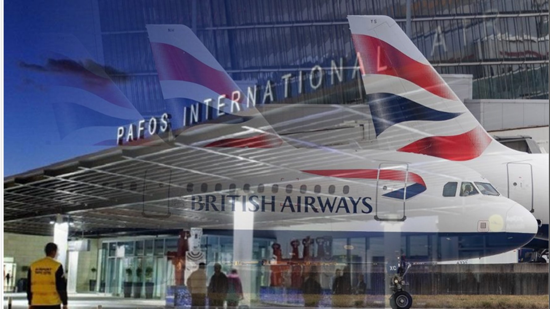Πάφος: Προσγείωση αεροσκάφους της British Airways στο αεροδρόμιο Πάφου ύστερα από οσμή καυσίμων