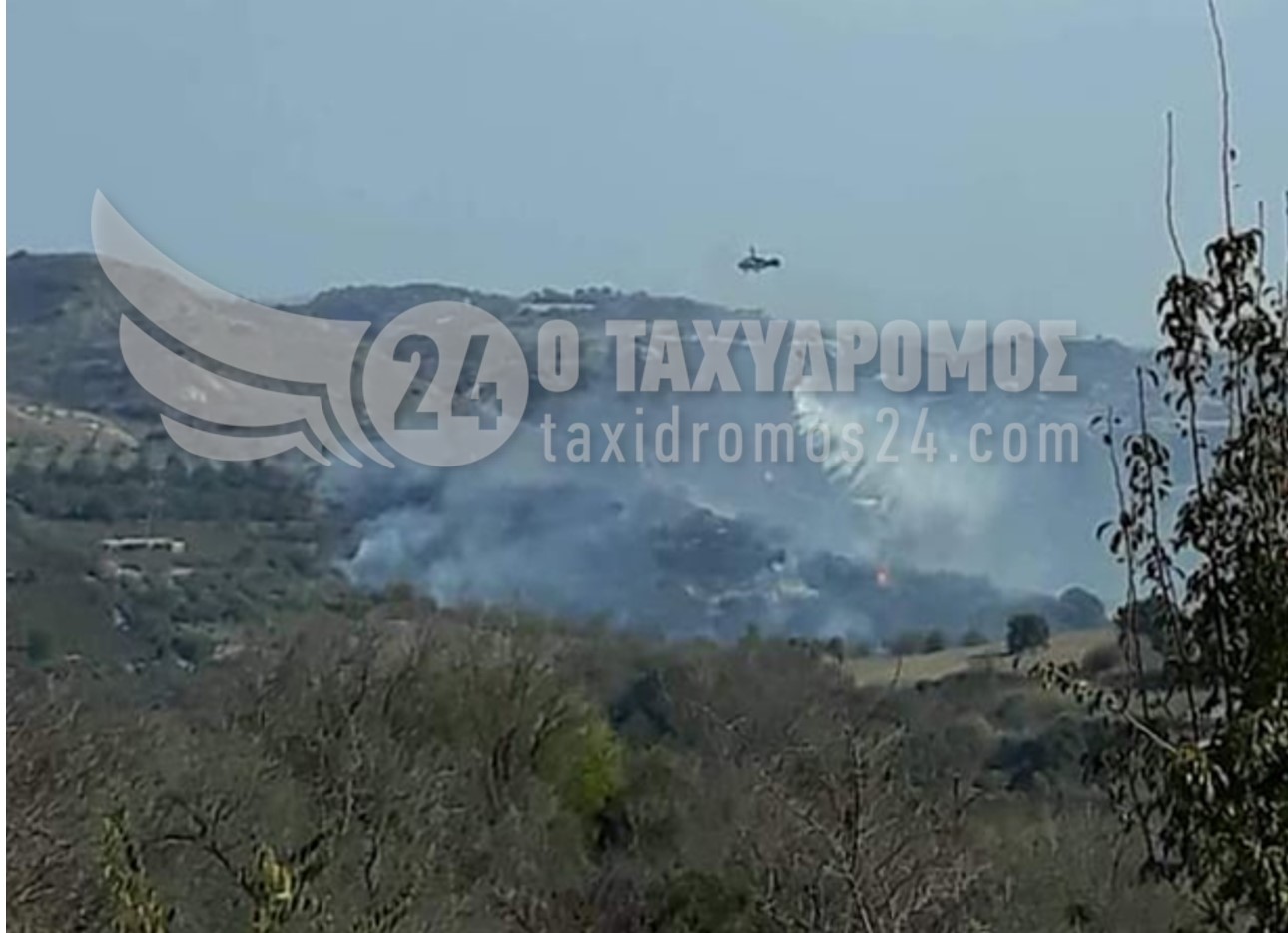 Πάφος: Υπό έλεγχο και η πυρκαγιά μεταξύ των χωριών Αρχιμανδρίτας και Μάρωνα