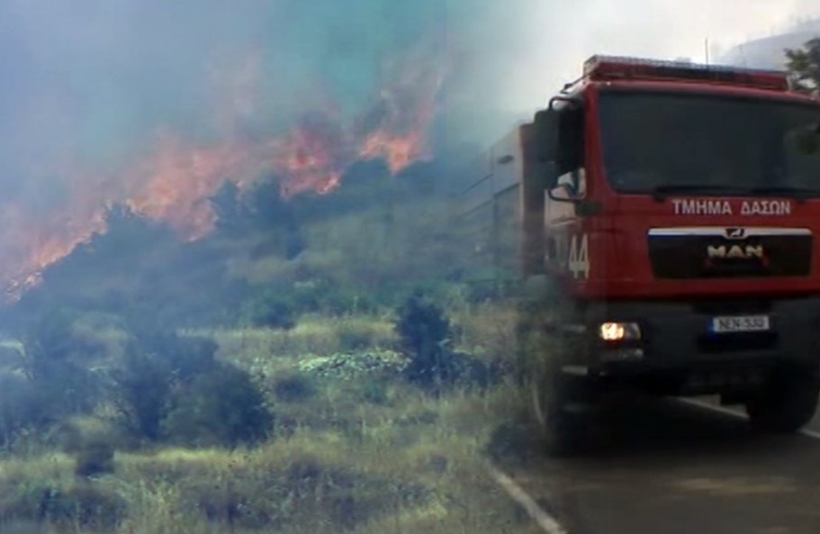 Τμήμα Δασών: Σε επίπεδο «Κόκκινου Συναγερμού» ο κίνδυνος έκρηξης δασικών πυρκαγιών