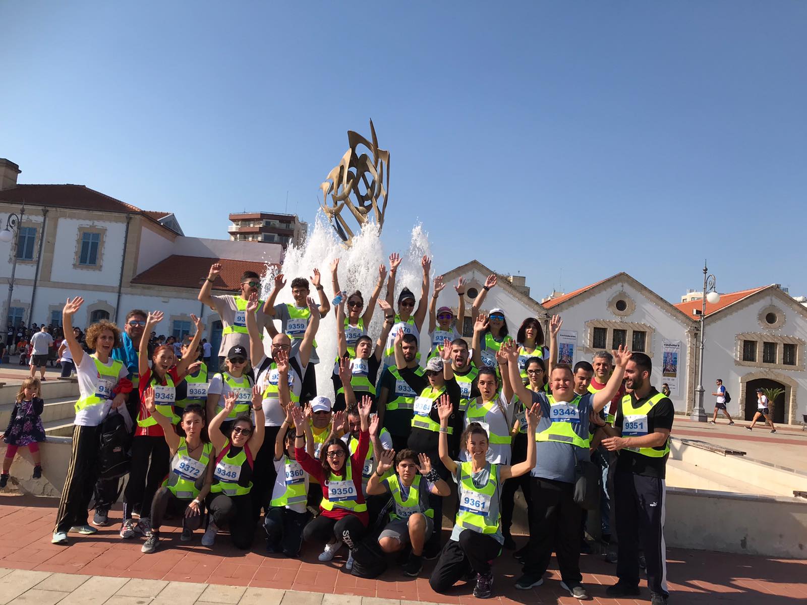 15 άτομα με οπτική αναπηρία συμμετείχαν στον 3ο Radisson Blu Διεθνή Μαραθώνιο Λάρνακας