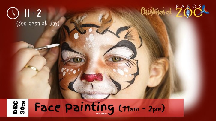 Pafos Zoo: Δωρεάν face painting για τα παιδιά!