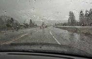 Πάφος: Έντονες οι βροχοπτώσεις στον αυτοκινητόδρομο Λεμεσού – Πάφου