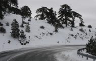 Κύπρος: Επικίνδυνοι δρόμοι λόγω χειμερινών συνθηκών