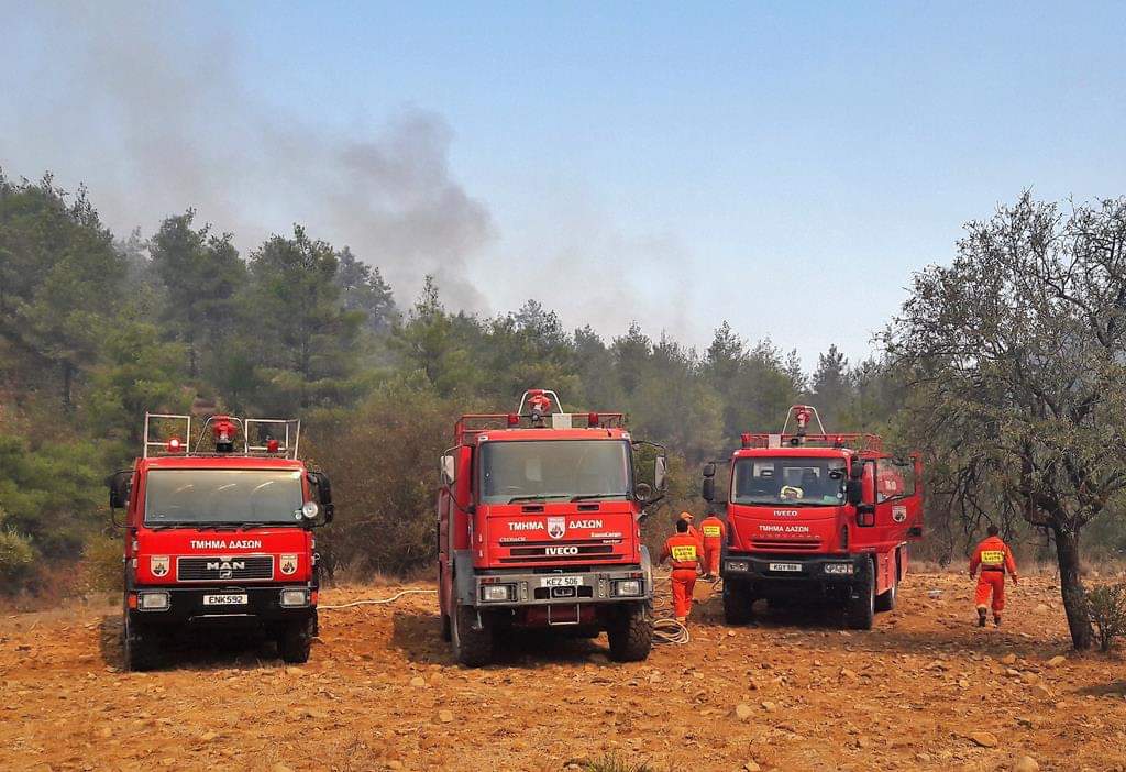 Σε επίπεδο «Κόκκινου Συναγερμού» ο κίνδυνος πρόκλησης δασικών πυρκαγιών το Σάββατο