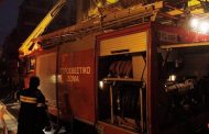 Φωτιά σε ημιφορτηγό στη Γεροσκήπου