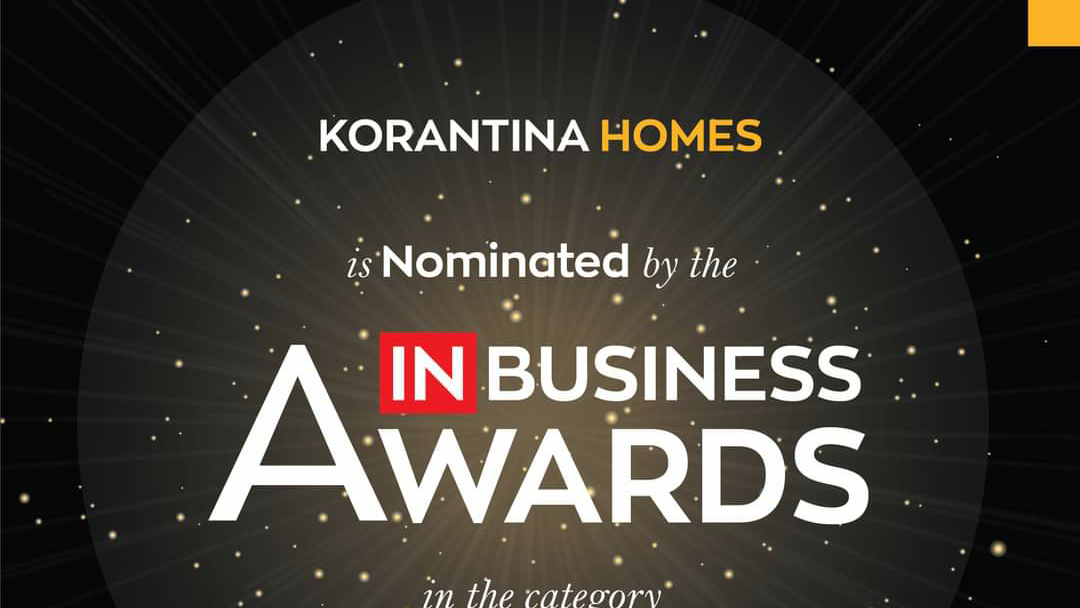 Korantina Homes: Υποψήφια στα In Business awards