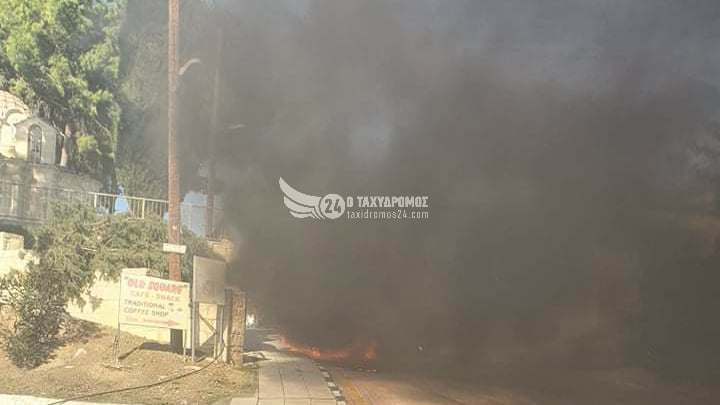 ΣΥΜΒΑΙΝΕΙ ΤΩΡΑ: Καίγεται αυτοκίνητο στην Τσάδα