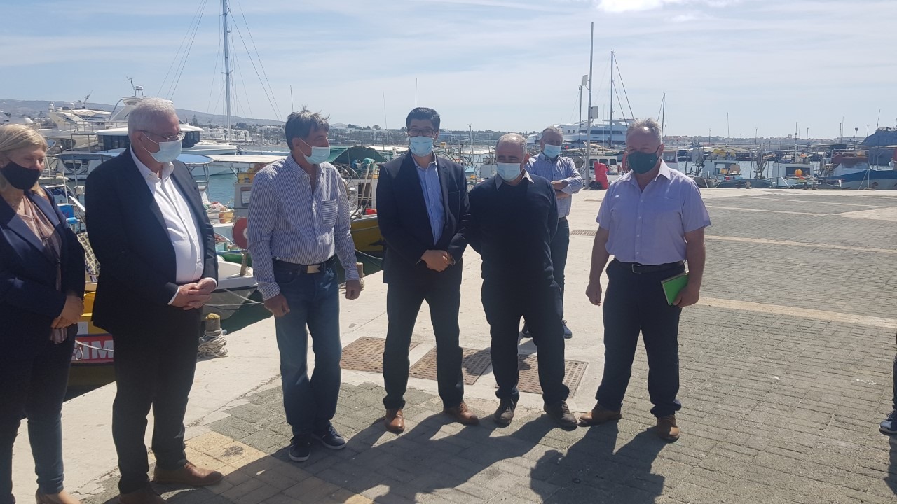 Άντρος Κυπριανού «Είναι η ανάγκη να γίνουν βελτιωτικά έργα στο λιμάνι της Κάτω Πάφου»