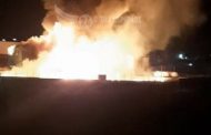 ΕΚΤΑΚΤΟ: Μεγάλη πυρκαγιά σε εργοστάσιο βιοκαυσίμων στην Αγια Βαρβάρα (βίντεο)