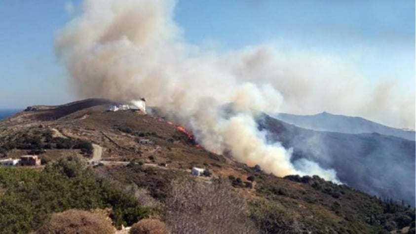 ΕΚΤΑΚΤΟ: Πυρκαγιά ξέσπασε μεταξύ Λυσού – Κινούσας