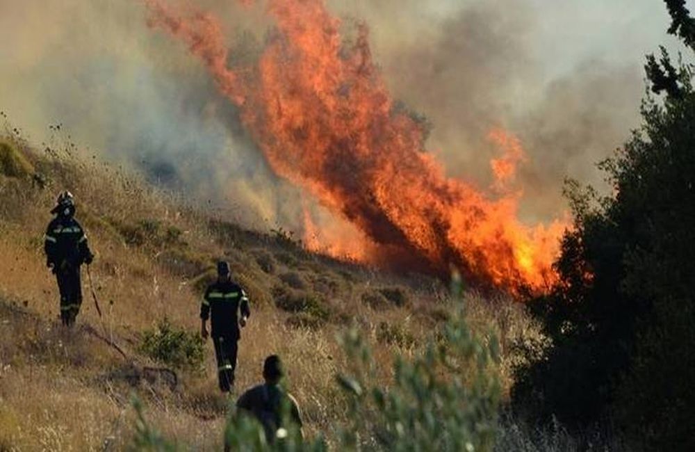Άμεση παρέμβαση Τμήματος Δασών για έλεγχο πυρκαγιάς στον Κάτω Πύργου Τυλληρίας