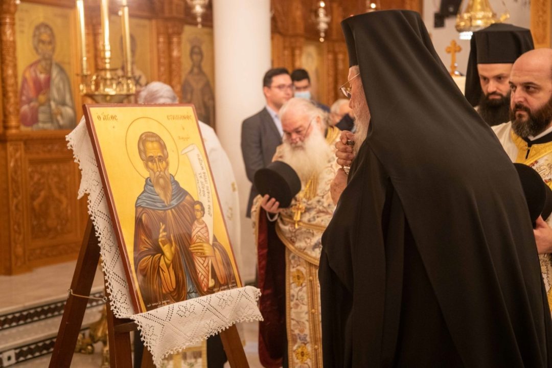 Ο Αρχιεπίσκοπος Κύπρου στον πανηγυρίζοντα Άγιο Στυλιανό στο Στρόβολο - Φώτο