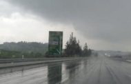Προσοχή!!! Καταρρακτώδεις βροχές και χαλαζόπτωση στον αυτοκινητόδρομο Λεμεσού-Πάφου