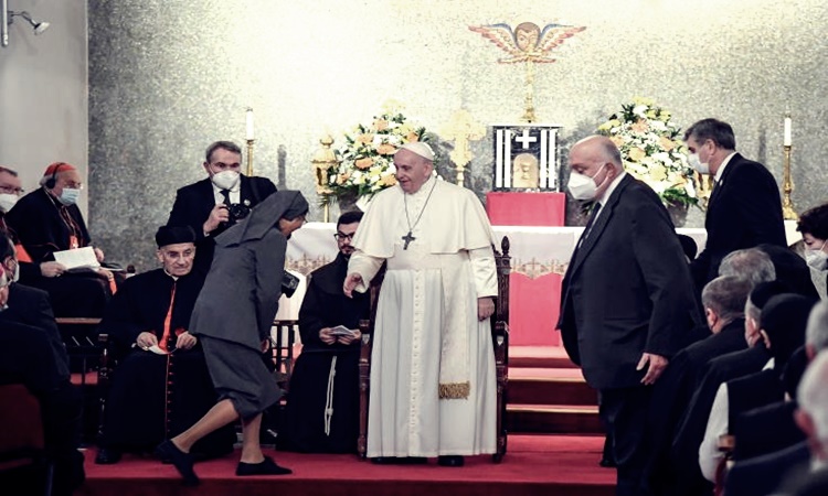 Στην Παναγία των Χαρίτων ο Πάπας Φραγκίσκος