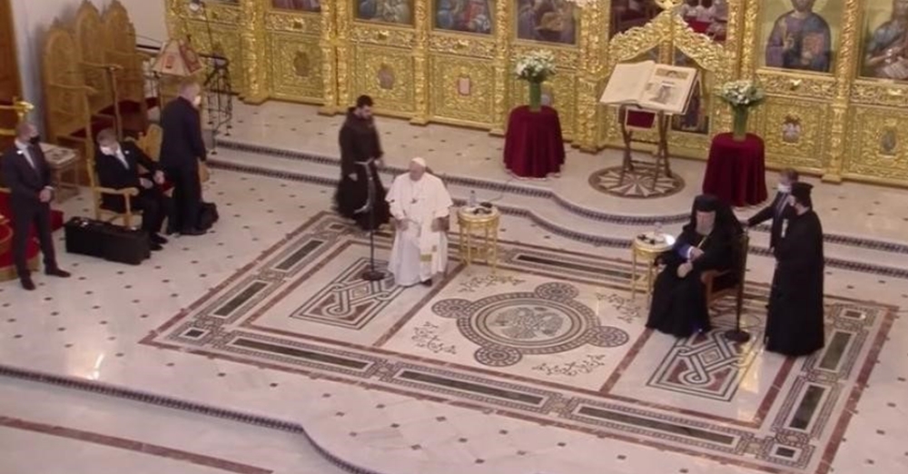 Ολοκληρώθηκε η επίσκεψη του Πάπα Φραγκίσκου στην Ιερά Αρχιεπισκοπή