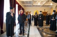 Τοποθέτηση ψηφιδωτής παράστασης του Αρχιεπισκόπου Μακαρίου Γ΄ στην Αρχιεπισκοπή Κύπρου