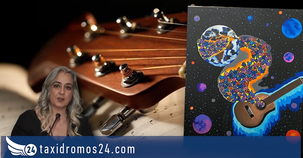 Σε 110 χώρες ο πίνακας της Αμαλίας Πικρίδου “Genesis”για τη διεθνή ημέρα της κιθάρας