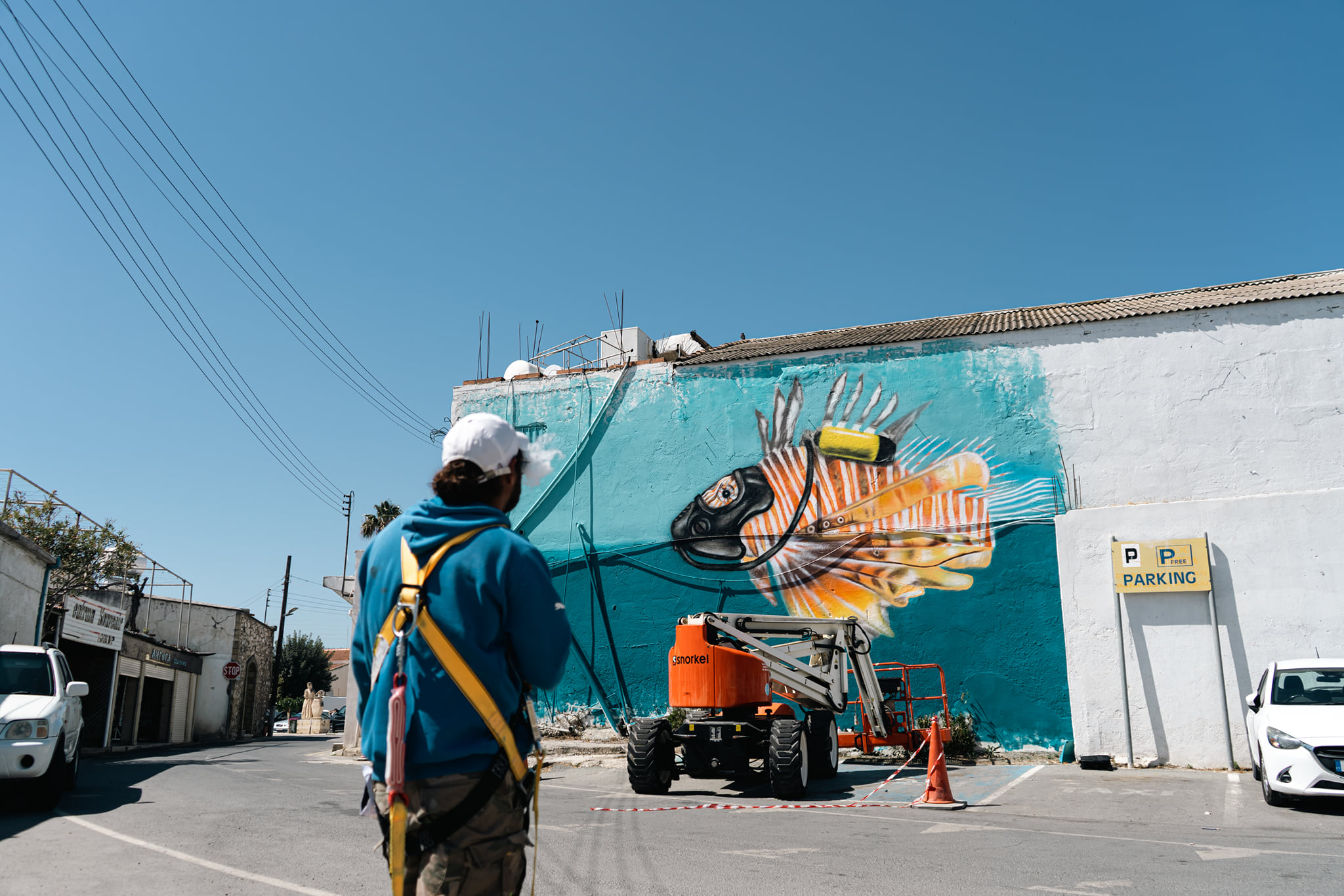 Π. Χρυσοχούς: 4η ημέρα του Mural Project στα πλαίσια του 7o Φεστιβάλ Ψαριού