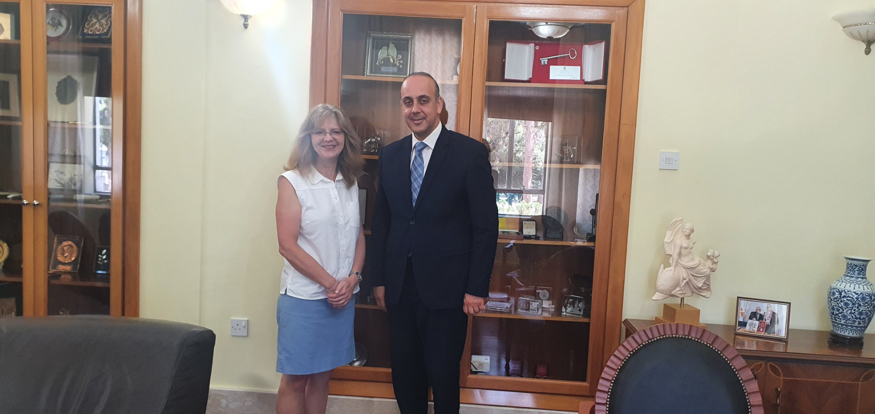 Συνάντηση Δημάρχου Πάφου με Ύπατη Αρμοστή της Αυστραλίας στην Κύπρο