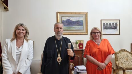 Συνάντηση του Αρχιεπισκόπου Κύπρου με την Υφυπουργό Παιδείας και Θρησκευμάτων της Ελλάδος