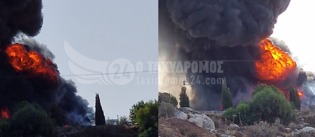 ΕΚΤΑΚΤΟ: Μεγάλη πυρκαγιά σε μάντρα στην Πάφο-Στις φλόγες οχήματα (ΦΩΤΟ & ΒΙΝΤΕΟ)