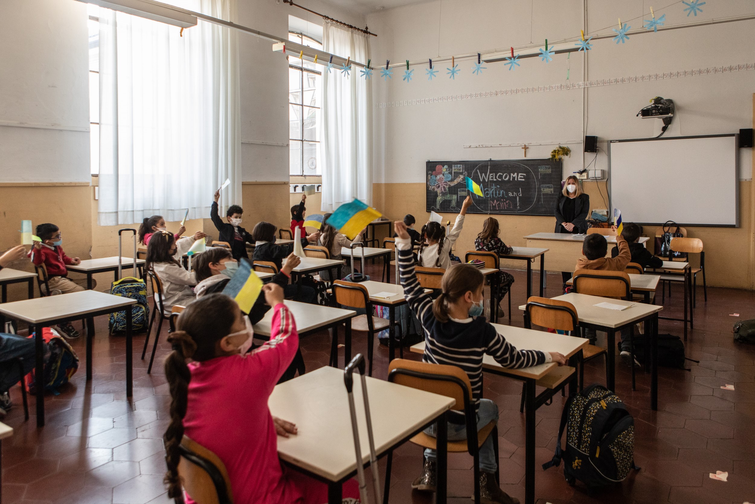 Ένταξη Ουκρανών μαθητών στο εκπαιδευτικό σύστημα, παροχή μαθημάτων ελληνικής γλώσσας