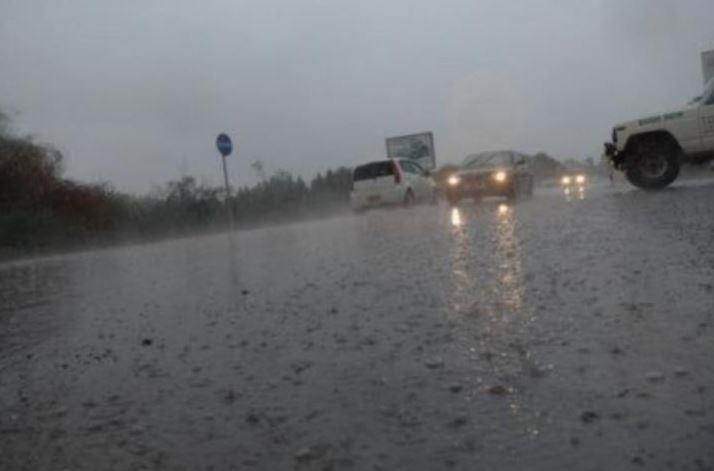 Καταρρακτώδεις βροχές στον αυτοκινητόδρομο Παφου-Λεμεσου