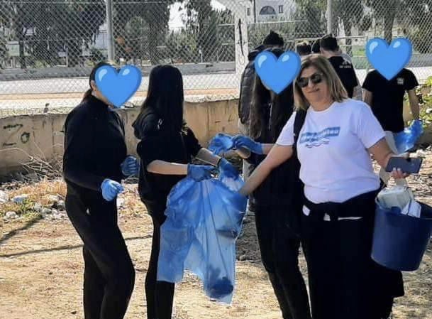 Νικολαϊδειο Γυμνάσιο Πάφου: Μάζεψαν πάνω από είκοσι κιλά σκουπίδια σε δράση της ΑΚΤΗΣ