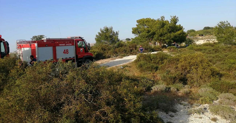 Πάφος: Φωτιά στα Κούκλια κατέκαψε δύο εκτάρια άγρια βλάστηση