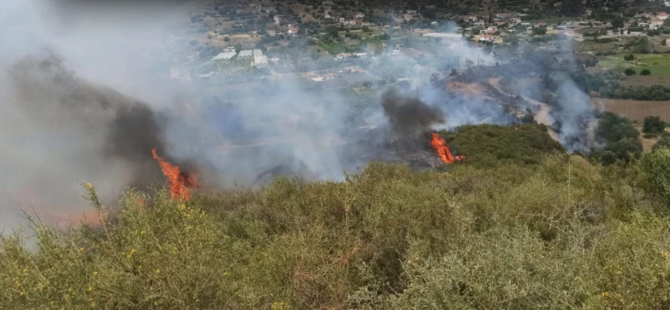 Ανεξέλεγκτη η πυρκαγιά στο Λιμνίτη