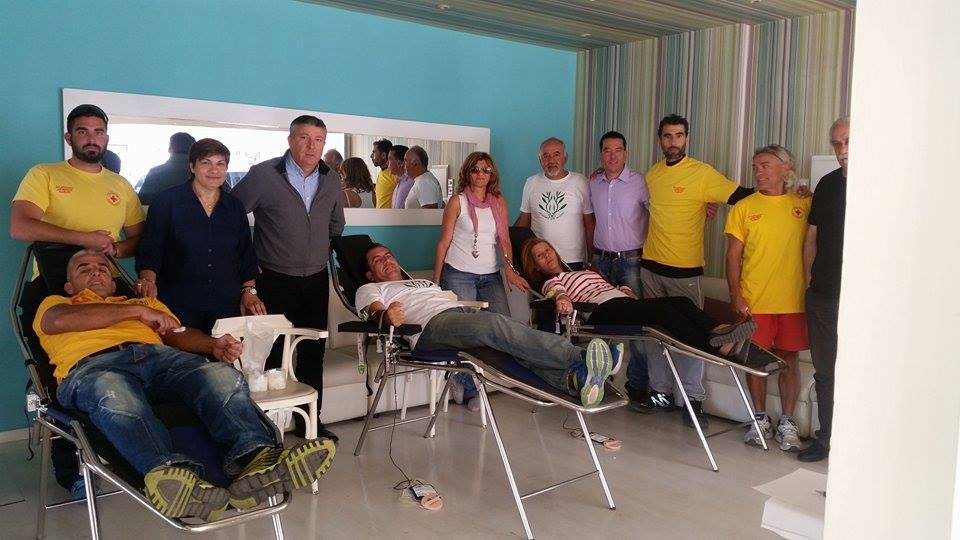 Πάφος: Αιμοδοσία Χειμερινών Κολυμβητών και Ναυαγοσωστών