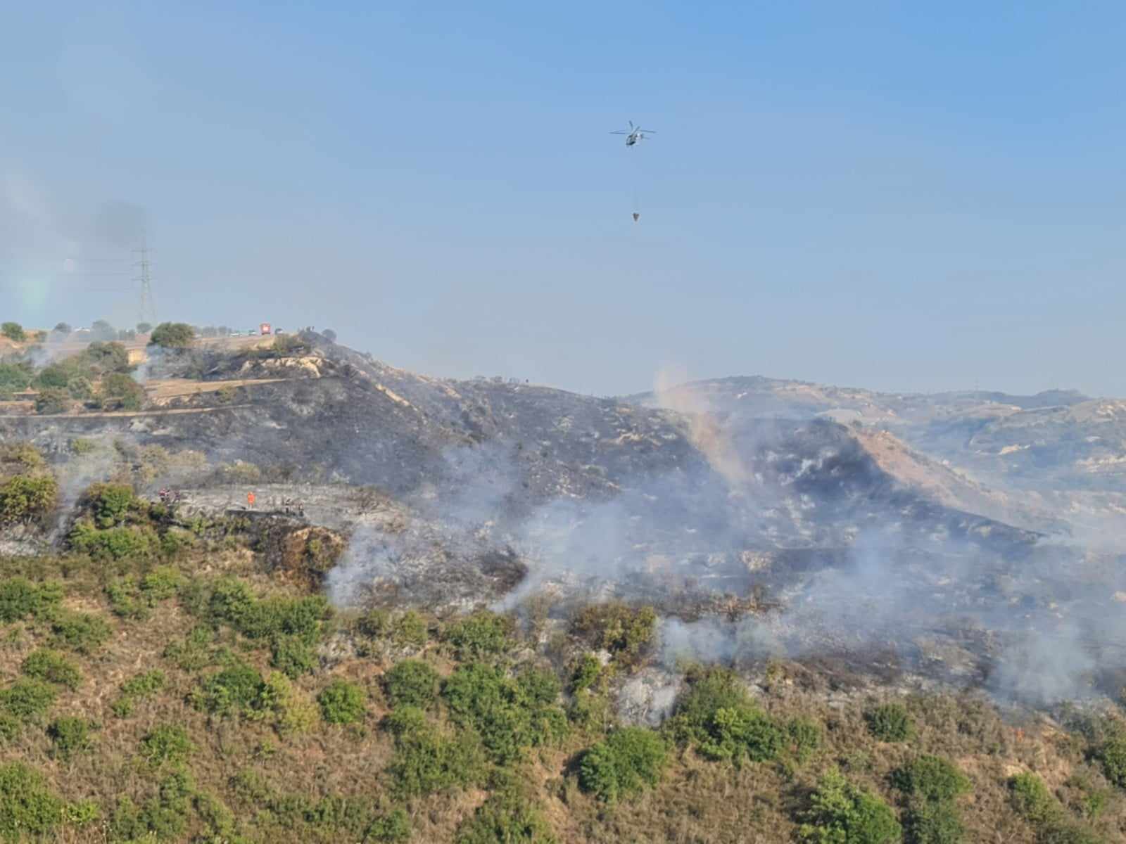 Πρόλαβαν τα χειρότερα στην Φύτη μετά από πυρκαγιές