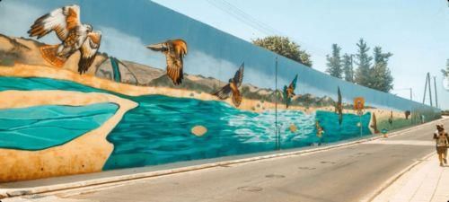 Πάφος: Γκράφιτι μήκους 540 μέτρων στα Μαντριά