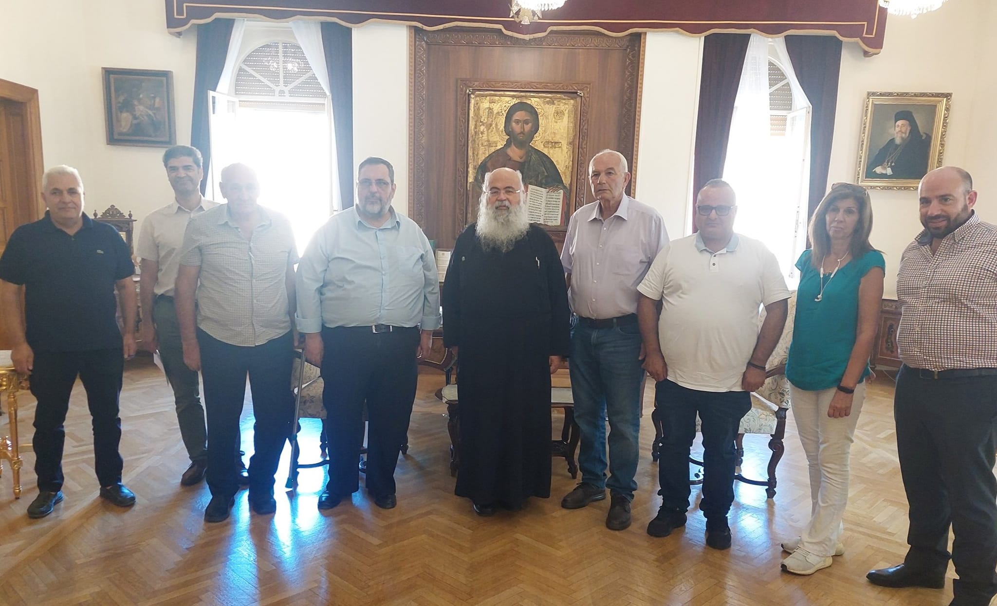 Συνάντηση Αρχιεπισκόπου Κύπρου με την Παγκύπρια Οργάνωση Πολυτέκνων