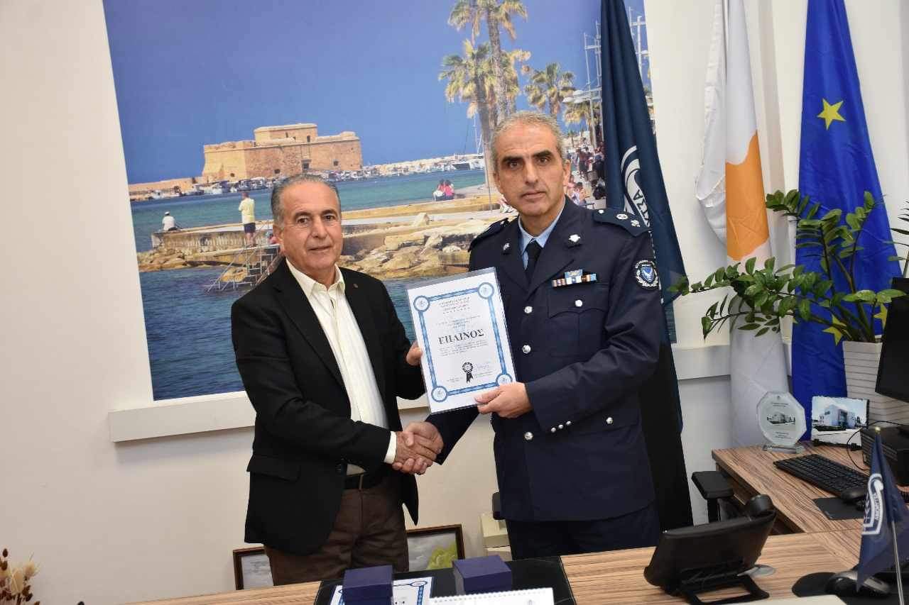 Σάββας Αντωνίου: Τιμήθηκε από την αστυνομία