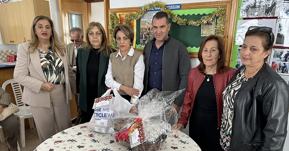 ΔΗΚΟ Γεροσκήπου: Επίσκεψη σε Ιδρύματα ενόψει εορτών