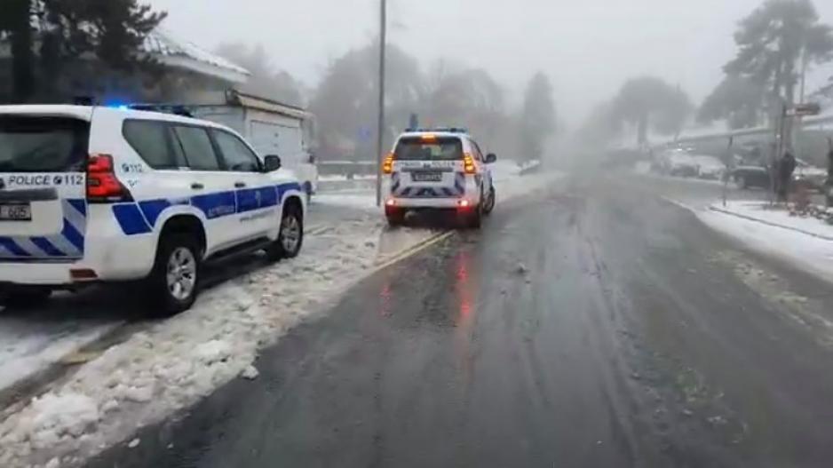 Προσοχή: Κλειστοί δρόμοι λόγω χιονόπτωσης