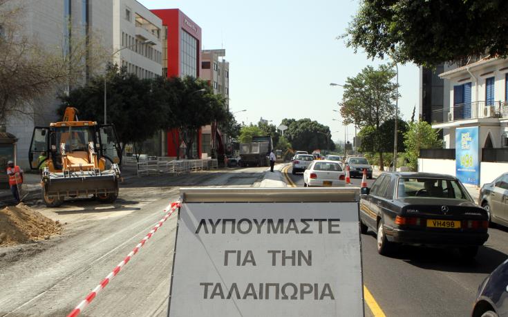 Πάφος: Κλειστός δρόμος λόγο οδικών έργων