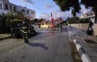 Πάφος: Φωτιά σε όχημα στη Λέμπα - Φώτο