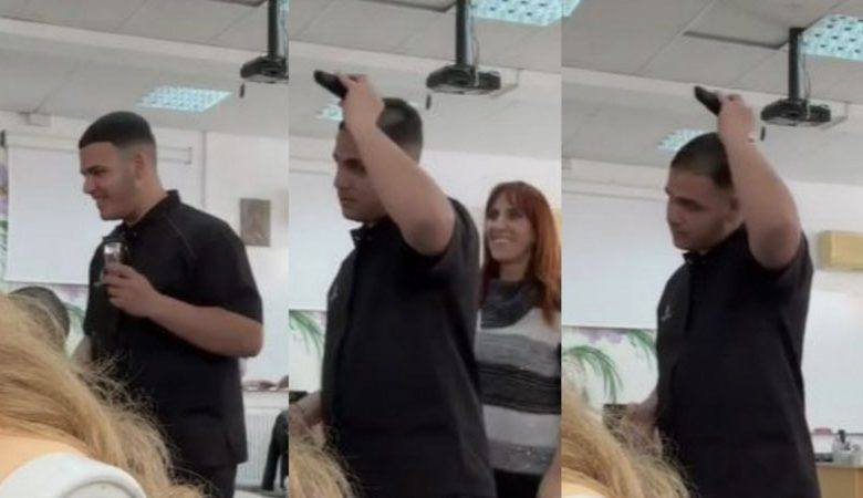 Πάφος: Μαθητής της Τεχνικής Σχολής έκοψε τα μαλλιά του για συμπαράσταση σε καθηγήτρια