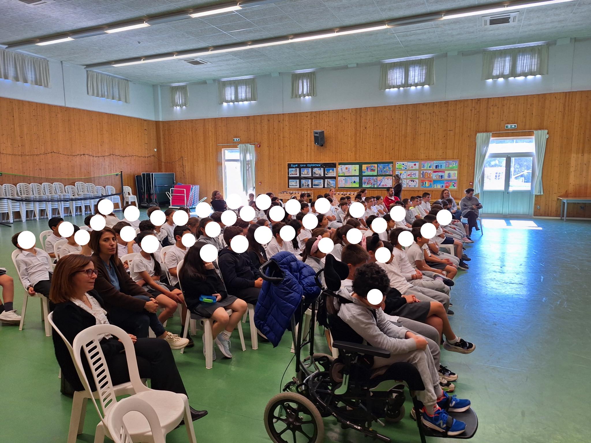 Παρουσίαση στο Δημοτικό Σχολείο Αγίας Μαρίνας Στροβόλου για τον Στέλιο Κυριακίδη