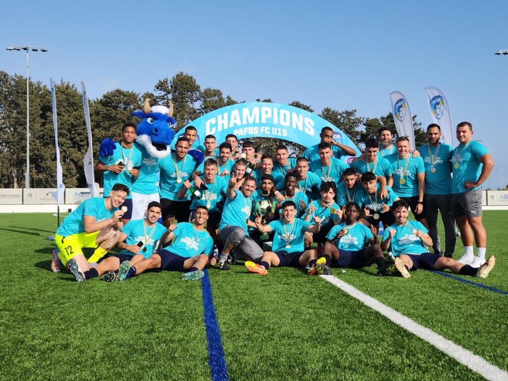 Πάφος F.C: Πρωταθλήτρια η ομάδα Νέων Κ-19 Α’ Κατηγορίας