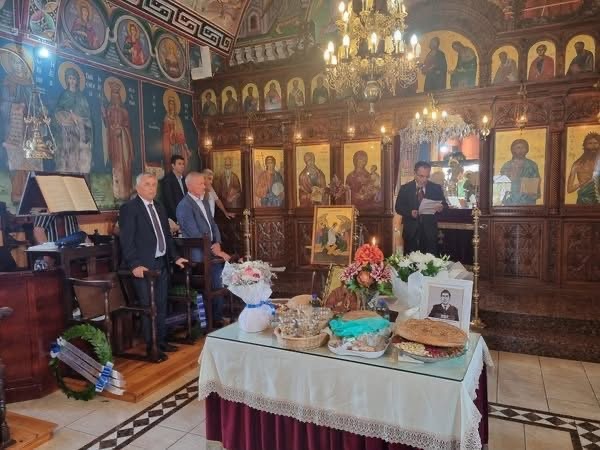 Εθνικό Μνημόσυνο του ήρωα Ανδρέα Πολυκάρπου στο Δημοτικό Διαμέρισμα Αγίας Μαρίνας Χρυσοχούς (ΦΩΤΟ)