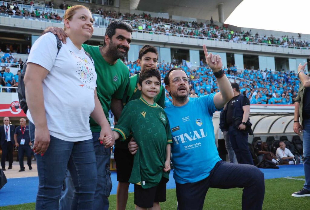 Ο πρόεδρος στον τελικό